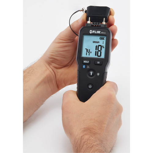 Pin Moisture Meter with Bluetooth&reg;, 1 - 99% Moisture Range Ottawa Fastener Supply