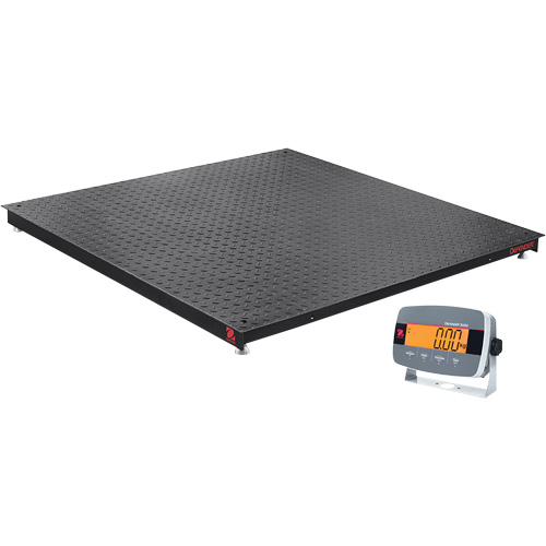 DEFENDER 3000 Floor Scale, 2500 lbs. Capacity, 36" W x 36" L Ottawa Fastener Supply