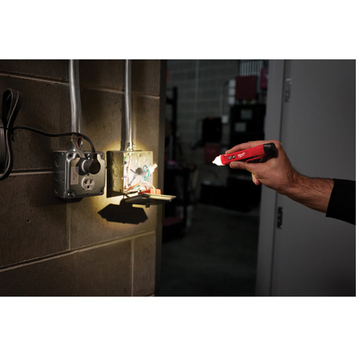 D&eacute;tecteur de tension sans contact avec DEL, 50 V - 1000 V, Alerte Affichage & son Ottawa Fastener Supply