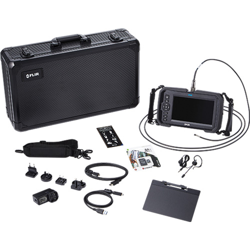 Ensemble de vid&eacute;oscope haute performance avec cam&eacute;ra HD double & longue sonde, 1280" lo x 720" la Affichage, 1024 x 600 pixels, 4,9 mm (0,19") T&ecirc;te de cam&eacute;ra Ottawa Fastener Supply