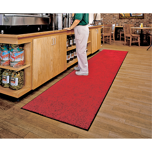Tapis ColorStar, Essuie-pieds, 3' x 5' x 3/8", Rouge/noir Ottawa Fastener Supply