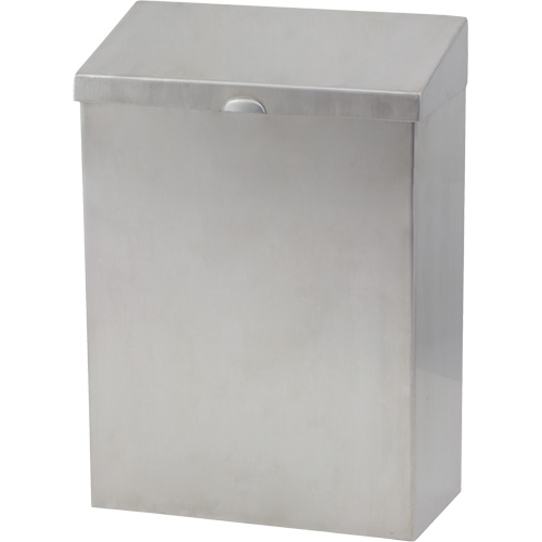 R&eacute;cipient en m&eacute;tal pour les produits menstruels Health Gards Ottawa Fastener Supply