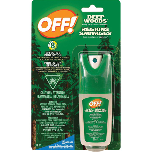 Insectifuge Off! R&eacute;gions sauvages, DEET &agrave; 25 %, Vaporisateur, 30 ml Ottawa Fastener Supply