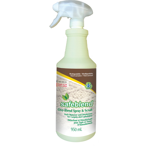 Stain Remover & Deodorizer for Carpets and Upholstery, 950 ml, Trigger Bottle Ottawa Fastener Supply