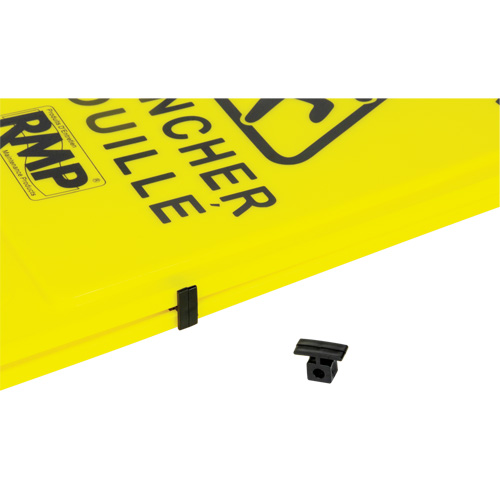 Safety Wet Floor Sign, Bilingual with Pictogram Ottawa Fastener Supply