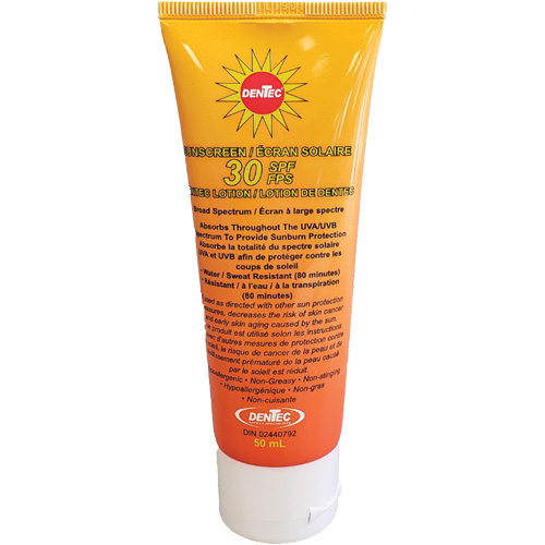 Sunscreen, SPF 30, Lotion Ottawa Fastener Supply