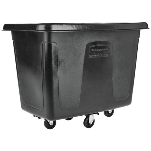 Bulk Cube Truck, Polyethylene, 42-13/16" L x 28" W x 33" H, 12 cu.ft. Volume, 400 lbs. Capacity Ottawa Fastener Supply