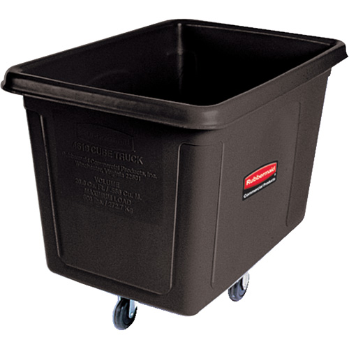 Bulk Cube Truck, Polyethylene, 48" L x 34-1/16" W x 36-1/2" H, 20 cu.ft. Volume, 600 lbs. Capacity Ottawa Fastener Supply