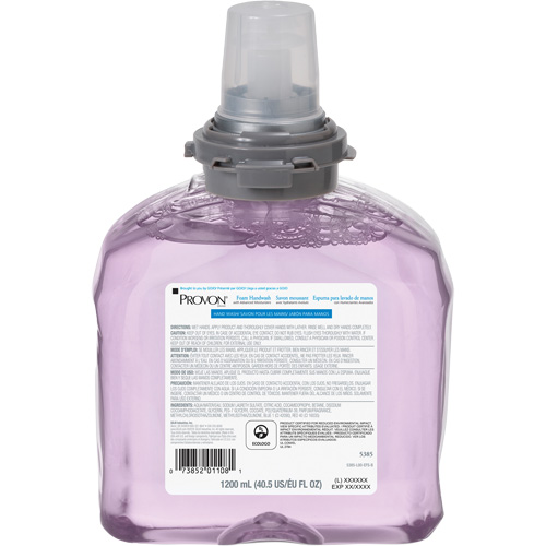 Savon pour les mains aux canneberges avec hydratants am&eacute;lior&eacute;s pour distributeur PROVON TFX, Mousse, 1200 ml, Parfum&eacute; Ottawa Fastener Supply