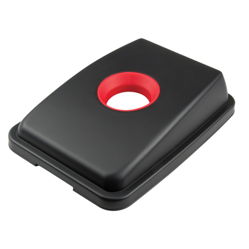 Classification des d&eacute;chets - couvercle, Couvercle ouvert, Plastique, Convient aux contenants  Ottawa Fastener Supply