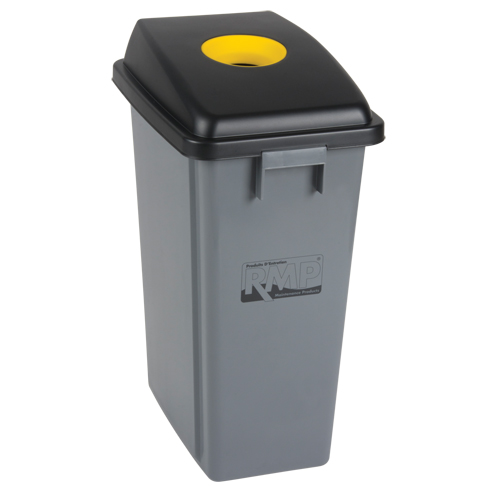 Recycling & Garbage Bin with Classification Lid, Plastic, 16 US gal. Ottawa Fastener Supply