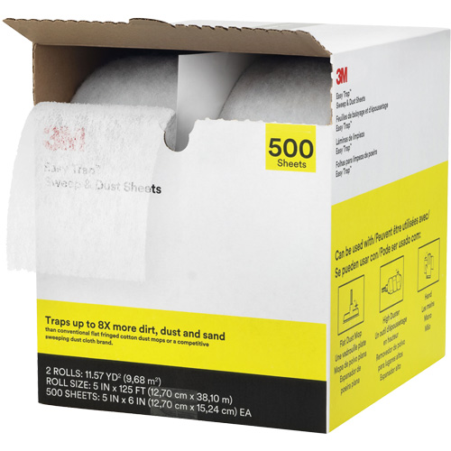 &eacute;poussi&eacute;reur Easy Trap, Microfibre, Blanc Ottawa Fastener Supply