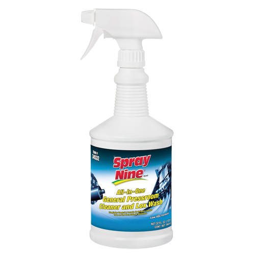 Spray Nine&reg; General Pressroom Cleaner, 946 ml, Trigger Bottle Ottawa Fastener Supply