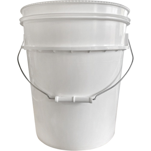Seau avec couvercle, Plastique, 5,25 gal. Ottawa Fastener Supply