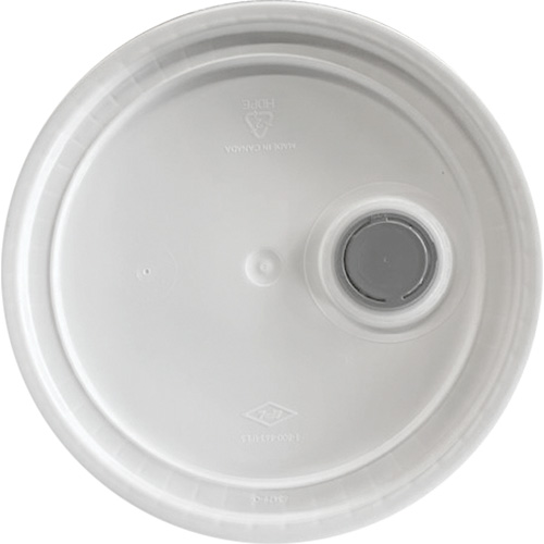 Seau avec couvercle, Plastique, 5,25 gal. Ottawa Fastener Supply