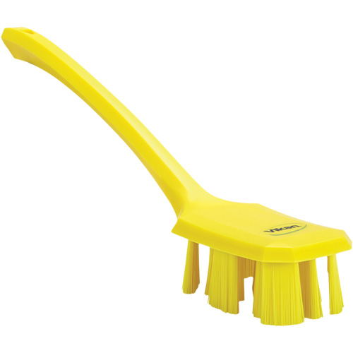 Brosse &agrave; manche long UST, Soies Ferme, Longueur de 15-1/2", Jaune Ottawa Fastener Supply