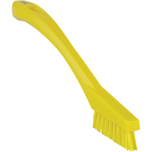 Brosse &agrave; recoins, Soies Ferme, Longueur de 8", Jaune Ottawa Fastener Supply