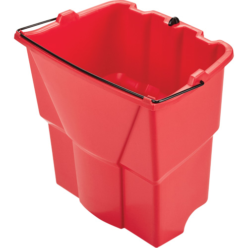 Seau optionnel Wavebrake pour eau sale, Capacit&eacute; de 4.5 gal. US (18 pintes), Rouge Ottawa Fastener Supply