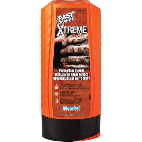 Xtreme Professional Grade Hand Cleaner, Pumice, 443 ml, Bottle, Orange Ottawa Fastener Supply