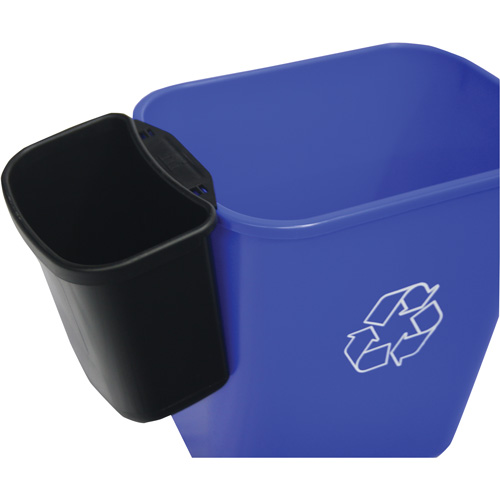 Waste Container, Deskside, Polyethylene, 4-1/4 US Qt. Ottawa Fastener Supply