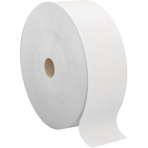 Pro Perform Toilet Paper, Jumbo Roll, 2 Ply, 1250' Length, White Ottawa Fastener Supply