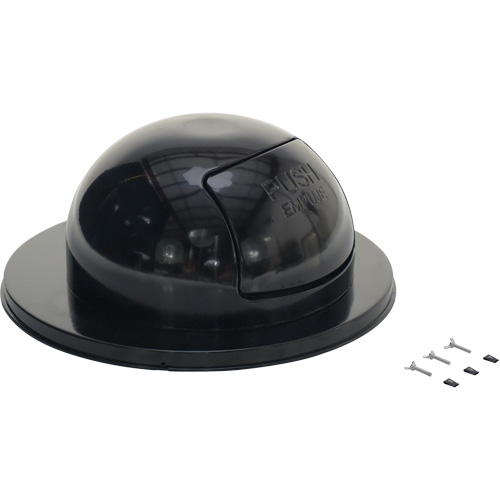 Drum Waste Disposal Top, Dome Lid, Metal, Fits Container Size: 23-1/2" Dia. Ottawa Fastener Supply