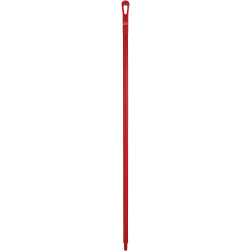 Ultra Hygiene Handle, Broom/Scraper/Squeegee, Red, Ergonomic, 59" L Ottawa Fastener Supply