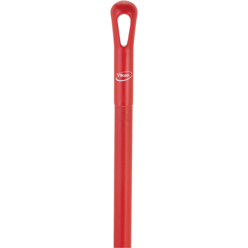 Ultra Hygiene Handle, Broom/Scraper/Squeegee, Red, Ergonomic, 59" L Ottawa Fastener Supply