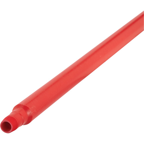 Ultra Hygiene Handle, Broom/Scraper/Squeegee, Red, Ergonomic, 59" L Ottawa Fastener Supply