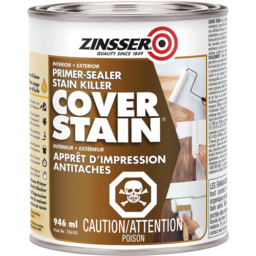 Cover Stain&reg; Oil-Base Primer Sealer, 946 ml, Can, White Ottawa Fastener Supply