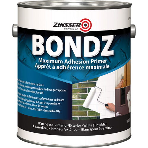 Appr&ecirc;t &agrave; adh&eacute;rence maximale Bondz, 3,78 L, Gallon, Blanc Ottawa Fastener Supply