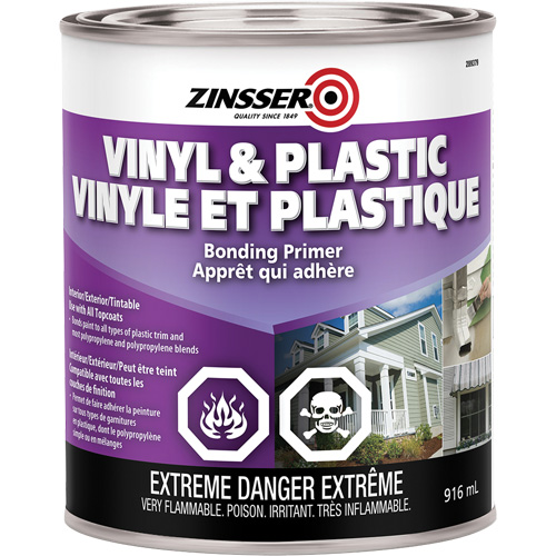 Vinyl & Plastic Bonding Primer, 916 ml, Can, White Ottawa Fastener Supply