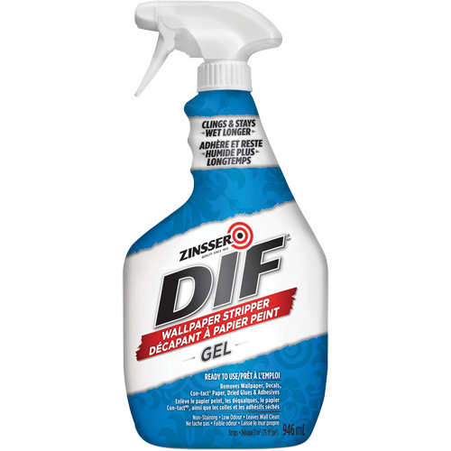 Gel d&eacute;capant pour papier peint DIF, 946 ml, Bouteille &agrave; g&acirc;chette Ottawa Fastener Supply