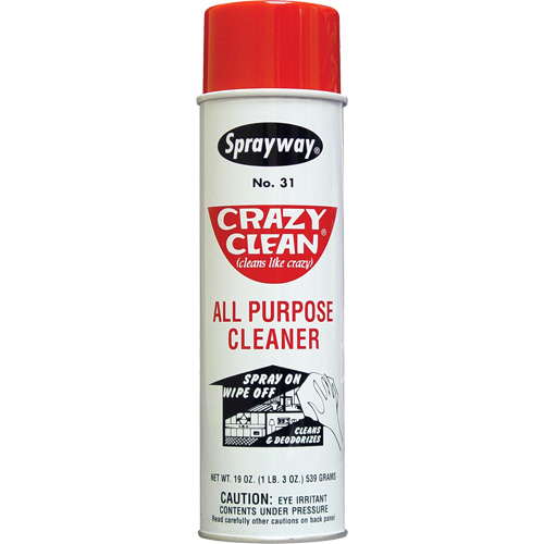 Crazy Clean&reg; All Purpose Cleaner, 20 oz., Aerosol Can Ottawa Fastener Supply