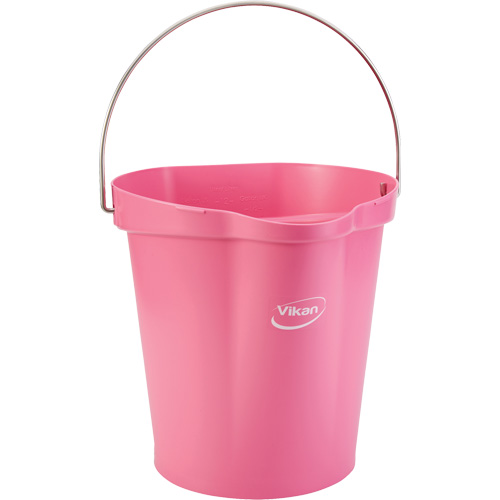 Food Hygiene Bucket, Pink, 3 US gal. Ottawa Fastener Supply