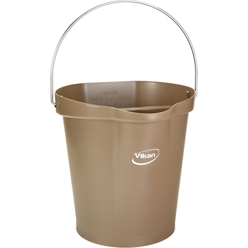 Food Hygiene Bucket, Brown, 3 US gal. Ottawa Fastener Supply