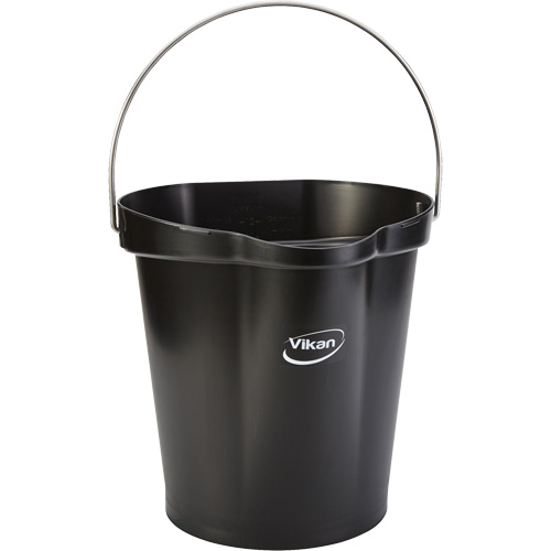 Seau pour l'hygi&egrave;ne des aliments, Noir, 3 gal. US Ottawa Fastener Supply