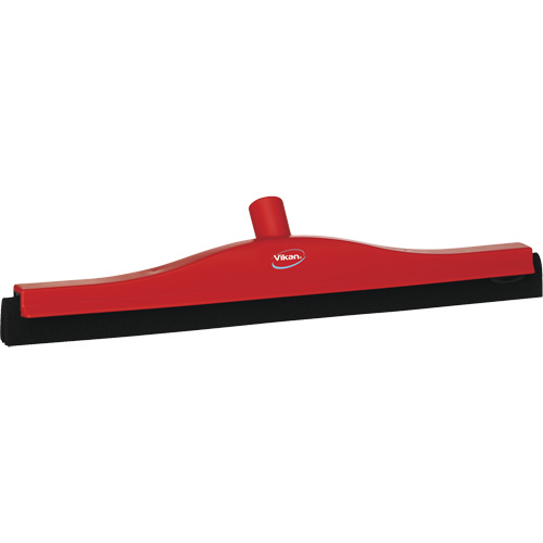 Fixed Head Food Hygiene Floor Squeegee, 20", Red Ottawa Fastener Supply