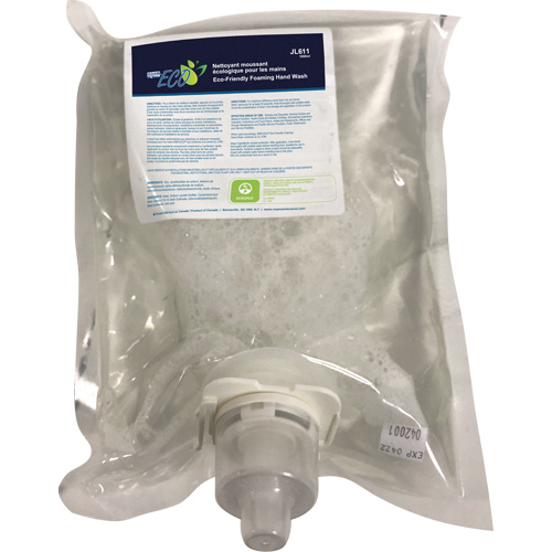 Eco-Friendly Hand Soap, Foam, 1 L, Unscented Ottawa Fastener Supply