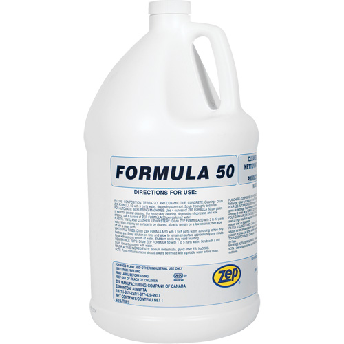 Formula 50 Heavy-Duty Alkaline Cleaner, 4 L, Jug Ottawa Fastener Supply