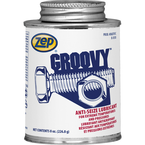 Groovy Lubricant & Anti-Seize, 8 oz., Brush Top Can, 2100°F (1100°C) Max. Temp Ottawa Fastener Supply