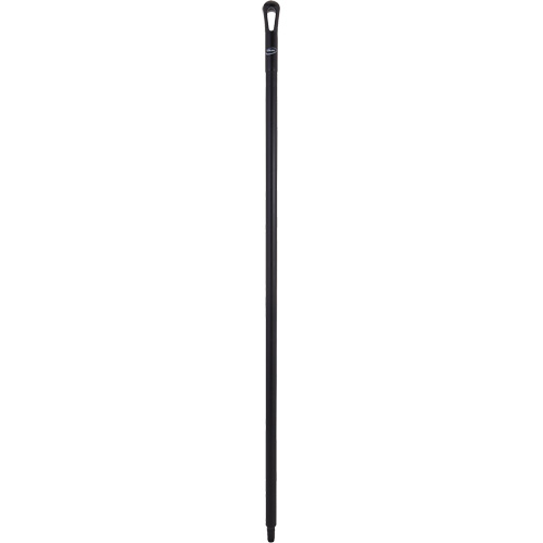 Ultra Hygiene Handle, Broom/Brush/Scraper/Squeegee, Black, Ergonomic, 59" L Ottawa Fastener Supply
