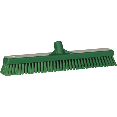 Brosse &agrave; r&eacute;curer pour planchers et murs, Crins Ferme, 19", Polyester, Vert Ottawa Fastener Supply