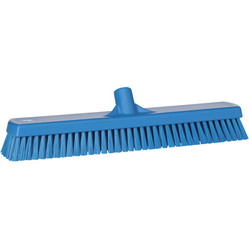 Brosse &agrave; r&eacute;curer pour planchers et murs, Crins Ferme, 19", Polyester, Bleu Ottawa Fastener Supply