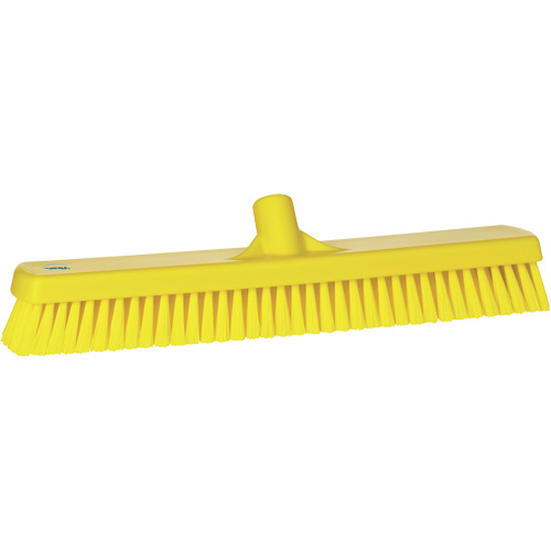Brosse &agrave; r&eacute;curer pour planchers et murs, Crins Ferme, 19", Polyester, Jaune Ottawa Fastener Supply
