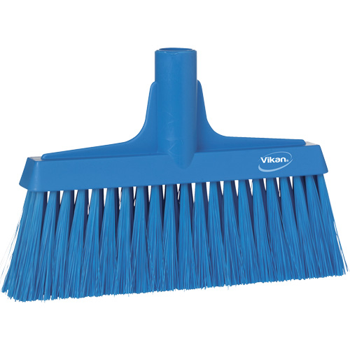 T&ecirc;te de balai droit, Crins Cors&eacute;/Fin, 10-1/4", Polyester, Bleu Ottawa Fastener Supply