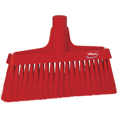 Upright Broom Head, Coarse/Fine Bristles, 10-1/4", Polyester, Red Ottawa Fastener Supply