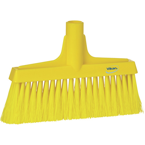 T&ecirc;te de balai droit, Crins Cors&eacute;/Fin, 10-1/4", Polyester, Jaune Ottawa Fastener Supply