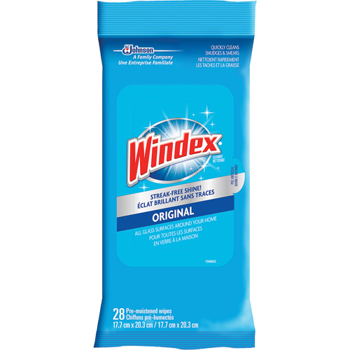Windex&reg; Glass & Surface Wipes, Packets Ottawa Fastener Supply