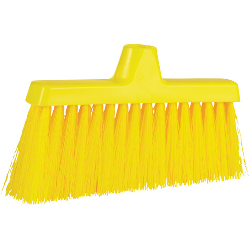 ColorCore Angle Head Broom, Medium Bristles, 10", Polypropylene, Yellow Ottawa Fastener Supply